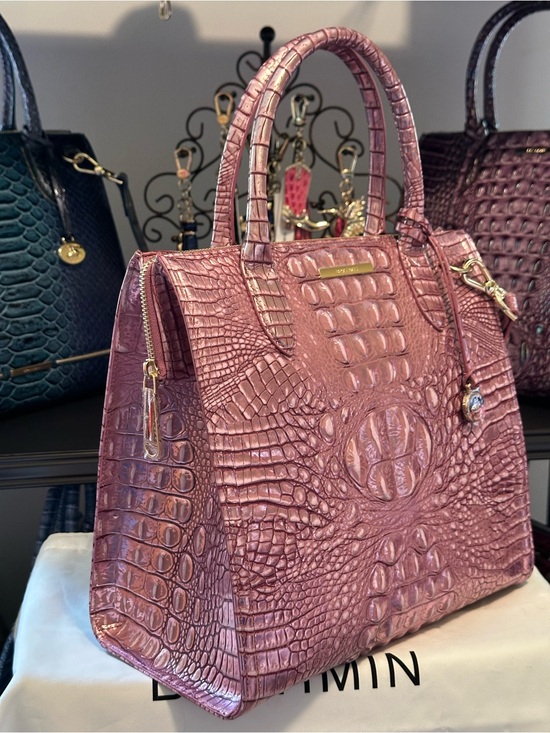 Brahmin Handbags - GREAT PRICE Brahmin Mulberry Potion Large Caroline Satchel